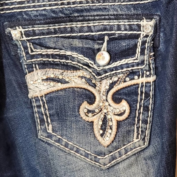 Rock Revival Avery studded straight jeans size 31 - Picture 6 of 10